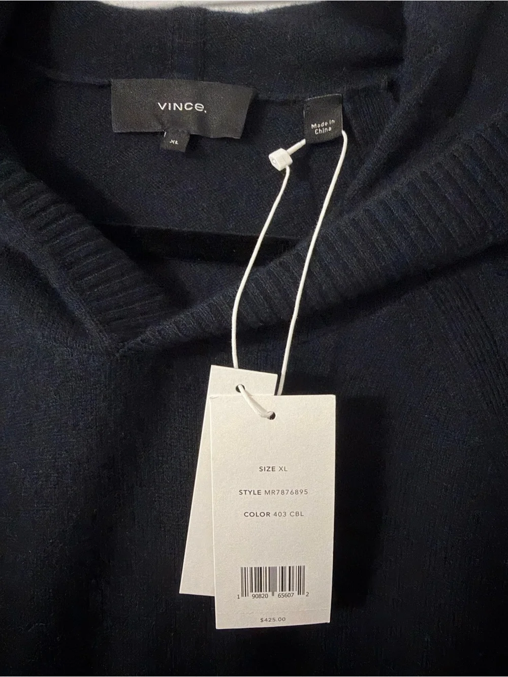 Vince Merino Wool-Cashmere Hoodie NWT